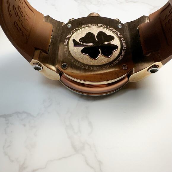 MULCO Blue Marine Chronograph Brown and Gold-tone Dial Uisex Watch - Picture 4 of 6